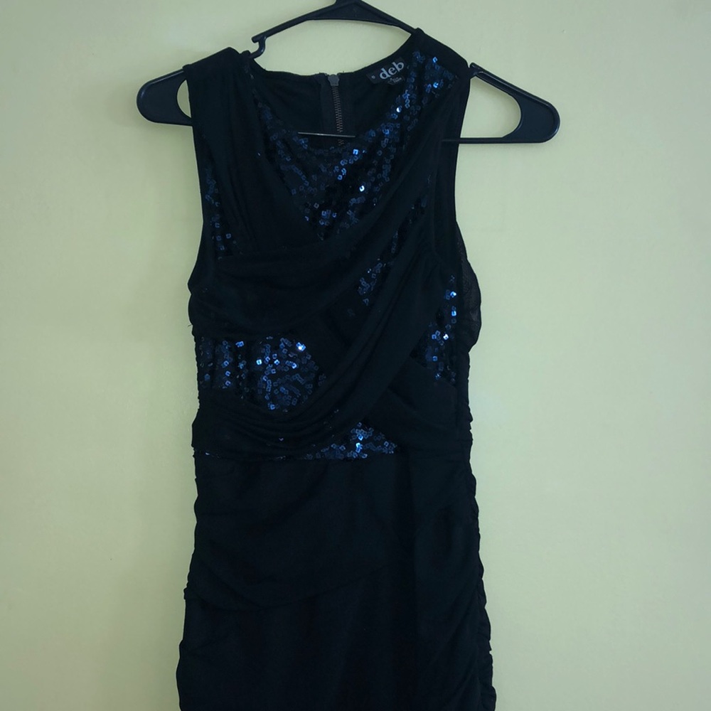 Mini black dress